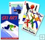 Ski Art - 1 x 55 Playing cards