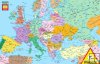 Mapa polityczna europy - 1000 el