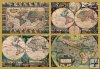 Cztery mapy świata - 18000 el.